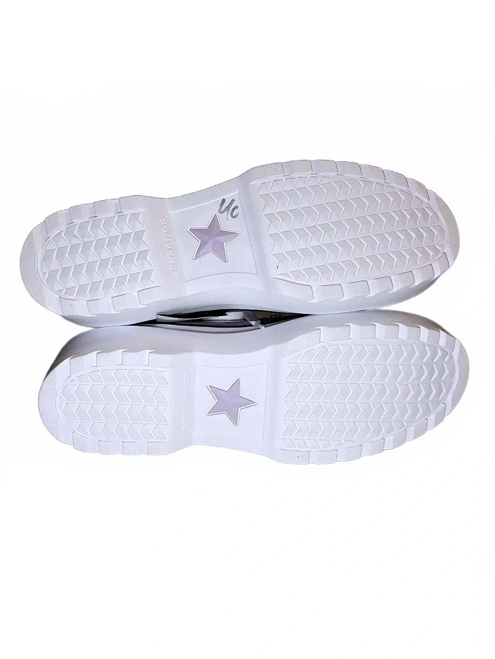 Converse Platform Purple Glitter High Top Sneakers Youth 7/Women’s 8.5